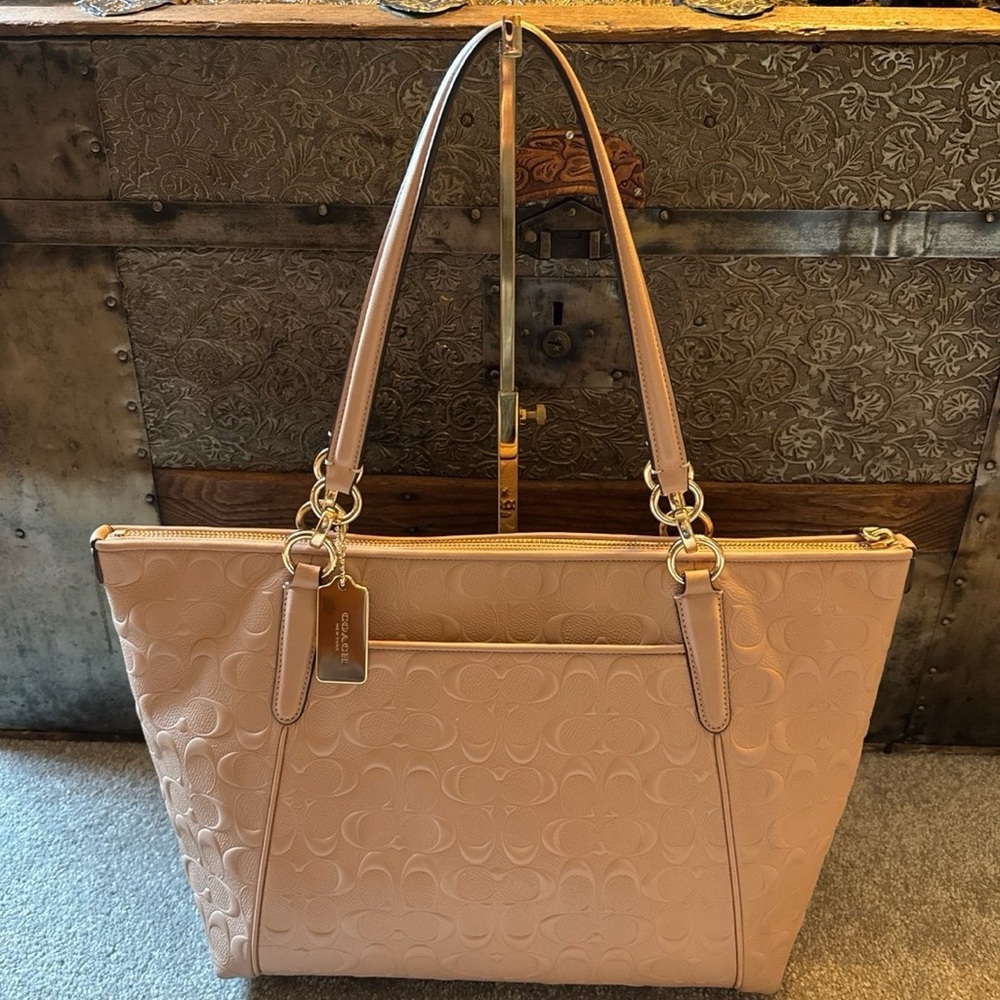 Coach Embossed Tote and Wallet - Picture 2 of 14